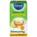 Celest Green Tea Lemon & Honey, with added Vitamin C, 100 Tea Bags | Green Tea...