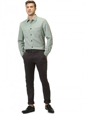 Celio Mens 5 Pocket Solid Trousers