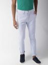 Celio Slim Fit Men Blue Pure Cotton Trousers...
