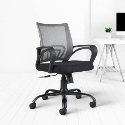 CELLBELL C107 Medium Back Mesh Office Chai [Grey]