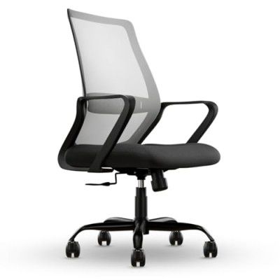 CELLBELL Desire Pro Mid Back Mesh Office Chair Adjustable Study Chair/Computer Chair  (Grey)