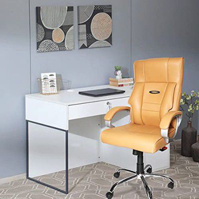 CELLBELL® Grazia C57 High Back Boss Chair for Office [Beige]