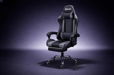 [Extra Rs 1368 OFF] CELLBELL Konquer Ergonomic Gaming Chair | 1 Year Warranty (Grey-Black)