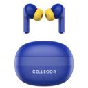 CELLECOR BROPODS C105 Tune TWS with 45 Hrs Playtime, Noise Cancellation, Auto-Connect, Touch Controls, 13mm Drivers, 50ms Low Latency Game Mode, Fast Charging-Type-C, BT- 5.3v (Blue-Yellow)...