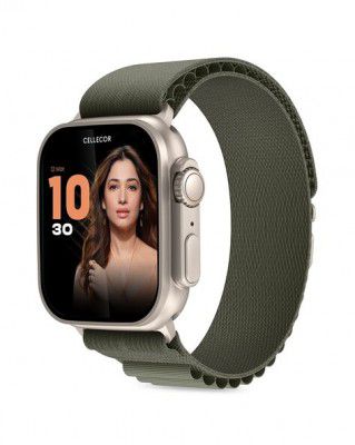 CELLECOR M4 Rush 1.91" HD Display 600 Nits Bluetooth Calling AI Voice Smart Watch-M4-Watch-Brown