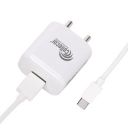 Cellecor Super Fast 2.4A Smart Charger with 12W Fast Charging Adapter and 3.0A Type-C USB Data Cable (White)...