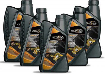 CELLFORCE 10W30 Semi-Synthetic Engine Oil (1 L, Pack of 5)