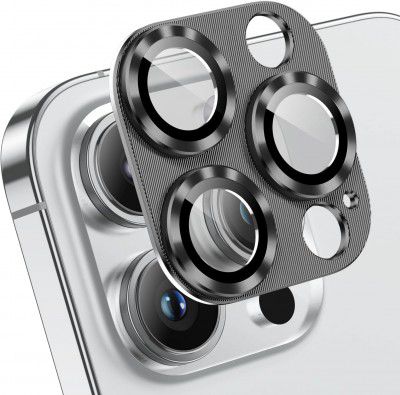 CELLMASTER Lens Protector Silver Compatible for Iphone 15 Pro Max Pack of 1