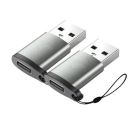 CELLMASTER Type C to USB Connector Adapter/Type a to Type Covnerter Works with Laptops,Chargers,and More Devices with Standard USB A Interface Pack of 2...