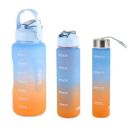 CELLO All Day Large Water Bottle, Sky Blue | Set of 3 (310ml, 790ml, 2085ml)...
