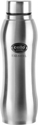 cello Aqua Pro Stainless Steel Bottle, 1000ml, Silver 1000 ml Bottle  (Pack of 1, Silver, Steel)