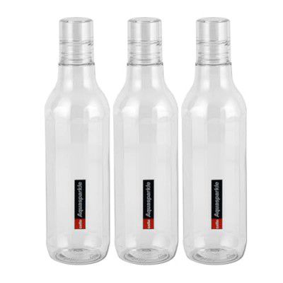 CELLO Aqua Sparkle Bottle Set of 3, 1000ml, Grey
