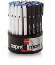 cello Aspro Mavro Ball Pen (Pack of 50)...