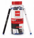 Cello Aspro Mavro Ball Pens | Pack of 25 | BlueBall Pens| Smooth Ball Pens | Long-lasting ball pens | Classy and stylish ball pens | Ball Pens for swift writing | Cello Pens...