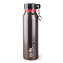 CELLO. Beatle Stainless Steel 850 ml Sports Bottle (Brown)...