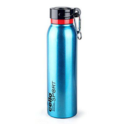 Cello Beatle Stainless Steel Sports Bottle - 850ml, Blue
