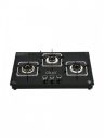 Cello Black Glass Top 3 Burner Automatic Gas Stove...