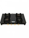 Cello Black Glass Top 4 Burner Automatic Gas Stove...