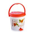 CELLO Blossom Plastic Pedal Bin 6 Liters...