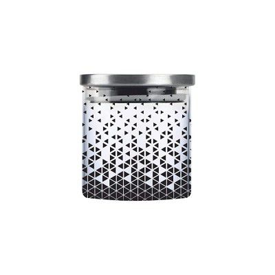 Cello Borosilicate Glass Jar with Steel Lid - Dziner Steelox, Triangle, 700 ml