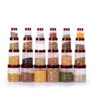 Cello Checkers Air Tight PET Plastic Canister Set, 24-Pieces, Jumbo Red...