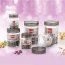 cello Checkers Plastic Container - 300 ml, 650 ml, 1200 ml Plastic Grocery Container (Pack of 24, Black)...