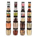 Cello Clario Plastic Storage Container, Set of 24...