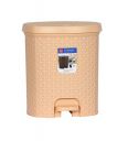 Cello Classic Plastic Pedal Bin, 6 litres, Beige...