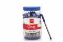 Cello Clear Blue Ball Pen Jar of 60 Units |Ball Pens Blue...