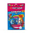 Cello ColourUP Celebration Kit Mega Gift Pack | Kids Colouring Set | 1 Gel Pen | 12 Crayons | 15 Oil Pastel Colouring Set | 12 Sketch Pens | 1 Eraser | 1 Mechanical Pencil | Cello Stationery Items...