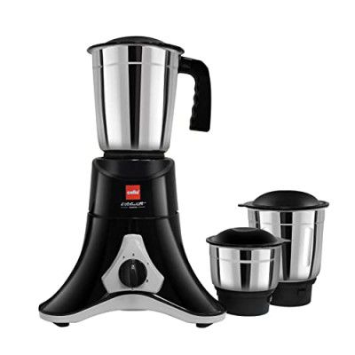 Cello Crown Grind-N-Mix Mixer Grinder 500Watt with 3 Stainless Steel Jars