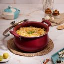 Cello Crown Induction Base Biryani Pot Glass lid 5 LTR...