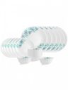 Cello Dazzle Set of 18 Microwave and Dishwasher Safe Blue Buster Opalware Dinner Set...