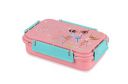 CELLO Delish Insulated Lunch Box, Pink | Inner Stainless Steel Compartment | Silicon Seal in The Lid with 4 Sided Click Locks | Ideal for College,Office, Outdoor Activities...