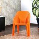 Cello Plastic Dynamo Arm_Rest Chair, Relaxing - Orange...