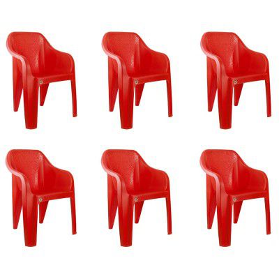 Cello Dynamo Chair Set Pack of 6 - Orange