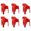 Cello Dynamo Chair Set Pack of 6 - Orange...