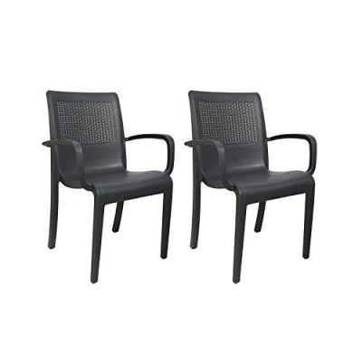 Cello Ecstasy Chair Set Pack of 2 - Grey