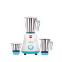 Cello Elite 500-Watt Mixer Grinder with 3 Stainless Steel Jars (Blue)...