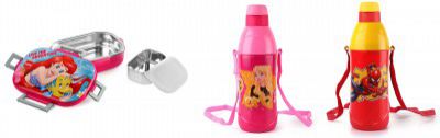 Cello Feast Deluxe Princess Design Inner Lunch Box&Cello Puro Water Bottle 