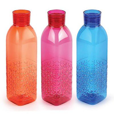 CELLO Florence Water Bottles, 1000ml | Set of 3