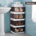 CELLO Foldable Plastic Cupboard for Storage | DIY Collapsible Wardrobe & Luggage Organizer | PP Cabinet for Clothes | White Finish