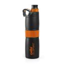 Cello Force Vacuum Insulated Flask | Hot and Cold Water Bottle with Anti-Slip Grip | 500ml, Orange...