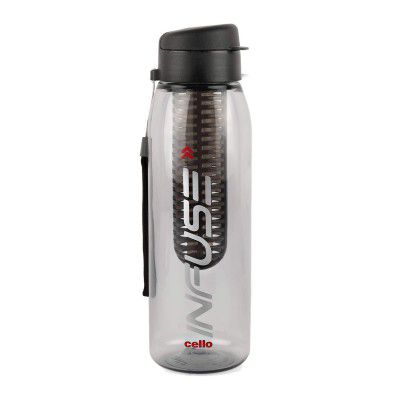 CELLO Fruit Infuser Water Bottle 800ml, Black
