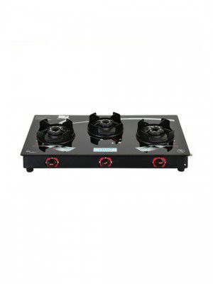 Cello Glass 3 Burners Manual Gas Stove