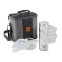 CELLO Glassy Mix Lunch Box Set of 4...