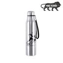Cello Goldie Stainless Steel Water Bottle, 1000 ml, Set of 1, Silver...