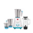 Cello Grind-N-Mix Elite Mixer Grinder, 500 Watts, ( 3 Stainless Steel Jar and 1 Juicer Jar ) Blue and White...