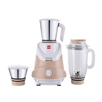 Cello Grind-N-Mix Ertiga Mixer Grinder, 750 Watts, 2 Stainless Steel Jar and 1 Juicer Jar