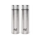 CELLO H2O Stainless Steel Water Bottle For Office & Daily Use Set of 2 Pcs, 1000 ml Silver ...